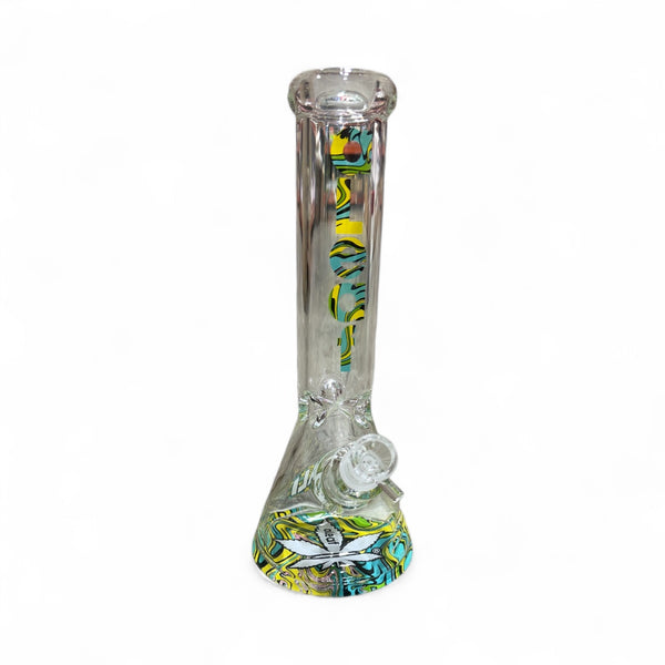 12” Aleaf Abstract Beaker Water Pipe 1ct #AL8001