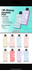 Off-Stamp SW16,000 Puffs Pods Disposable By Lost Mary 5ct Box - Premium  from Coming soon - Just $32! Shop now at H&S WHOLESALE