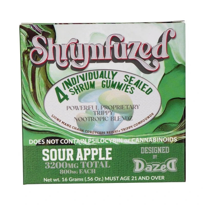 Dazed Shrumfuzed 4pk Gummies 3200mg 10ct - Premium  from H&S WHOLESALE - Just $65! Shop now at O&Z WHOLESALE