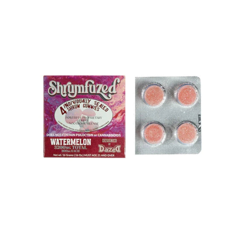 Dazed Shrumfuzed 4pk Gummies 3200mg 10ct - Premium  from H&S WHOLESALE - Just $65! Shop now at O&Z WHOLESALE