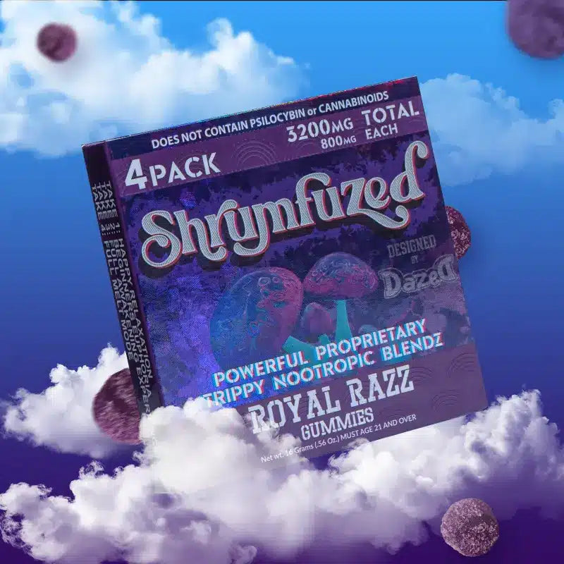Dazed Shrumfuzed 4pk Gummies 3200mg 10ct - Premium  from H&S WHOLESALE - Just $65! Shop now at O&Z WHOLESALE