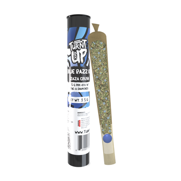 Turnt Up THC-A Diamond Prerolls Zaza Crush 75ct Box - Premium  from H&S WHOLESALE - Just $225! Shop now at Y&M WHOLESALE