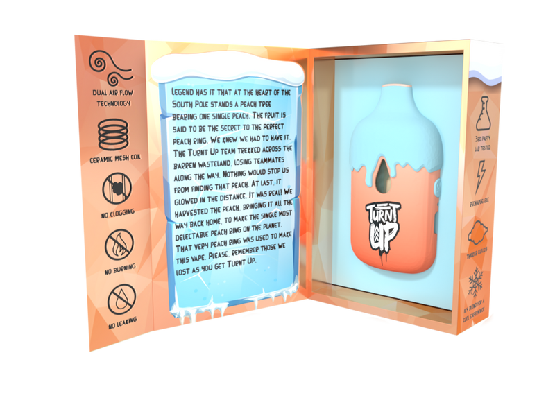 Turnt Up Keep it100 7g Live Resin THC-A+Liquid Diamond Iced Edition 5ct Box - Premium  from H&S WHOLESALE - Just $75! Shop now at Y&M WHOLESALE