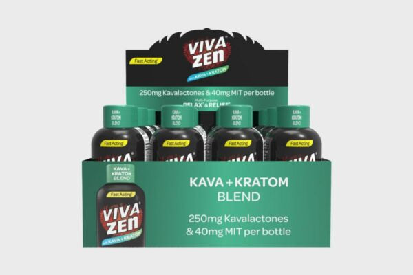 Vivazen Kava+Kratom Blend 12ct Box - Premium  from H&S WHOLESALE - Just $52! Shop now at Y&M WHOLESALE