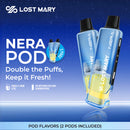 Lost Mary NERA Fullview 70,000 Puffs Pods 24mL 50mg Nic Disposable Vape 5ct Display Box