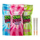 Zour Stash THCA Diamond Coated 2g 2pk Prerolls 10ct Display Box