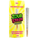 Zour Stash THCA Diamond Coated 2g 2pk Prerolls 10ct Display Box