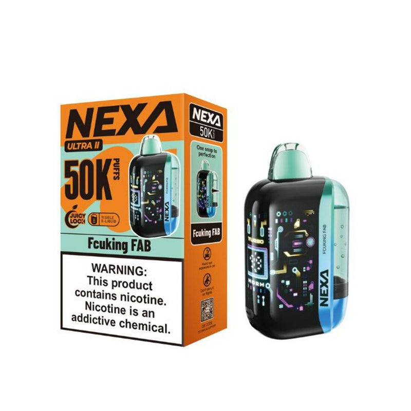 Nexa Ultra ll 50,000 Puffs 20ml Disposable Vape 5ct Display Box