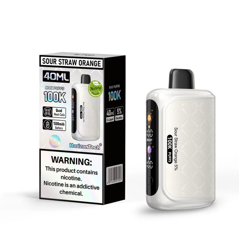 Horizon Tech 100,000 Puffs 40ml Disposable Vape 5ct Display Box