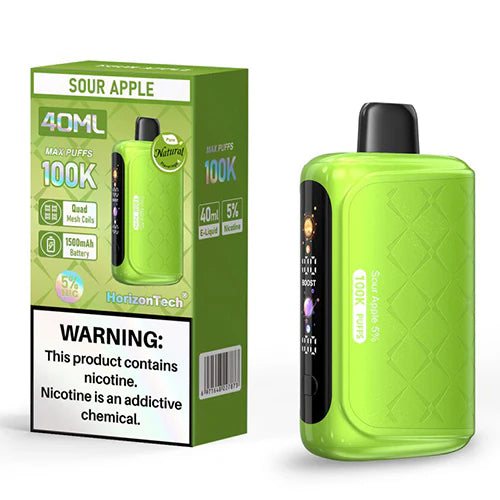 Horizon Tech 100,000 Puffs 40ml Disposable Vape 5ct Display Box
