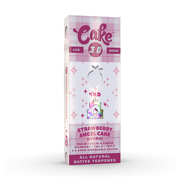 Cake TKO Live Resin 3g THC-M+D8+Liquid Diamond+THC-A+THC-P Disposable Vape 1ct - Premium  from H&S WHOLESALE - Just $17! Shop now at H&S WHOLESALE