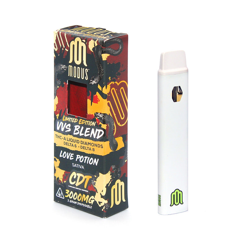 MODUS VVS Blend 3g THC-Liquid Diamond D6+D8 1ct Disposable Vape - Premium  from H&S WHOLESALE - Just $19.00! Shop now at H&S WHOLESALE