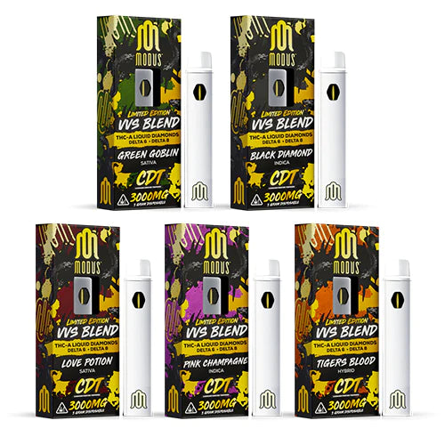 MODUS VVS Blend 3g THC-Liquid Diamond D6+D8 1ct Disposable Vape - Premium  from H&S WHOLESALE - Just $19.00! Shop now at H&S WHOLESALE