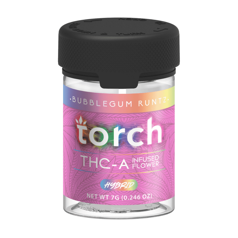 Torch THC-A Infused Flowers 7G 1ct Jar - Premium  from H&S WHOLESALE - Just $12.00! Shop now at H&S WHOLESALE