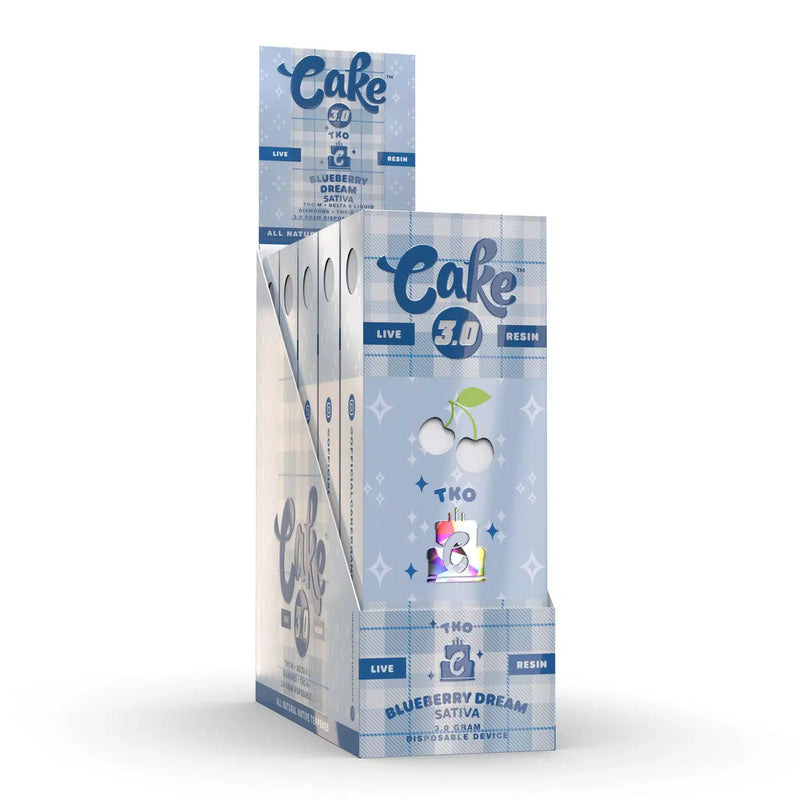 Cake TKO Live Resin 3g THC-M+D8+Liquid Diamond+THC-A+THC-P Disposable Vape 1ct - Premium  from H&S WHOLESALE - Just $17! Shop now at H&S WHOLESALE