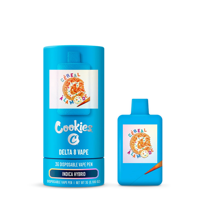 Cookies Delta 8 Vape 3g Disposable Vape 1ct - Premium  from H&S WHOLESALE - Just $15.50! Shop now at H&S WHOLESALE