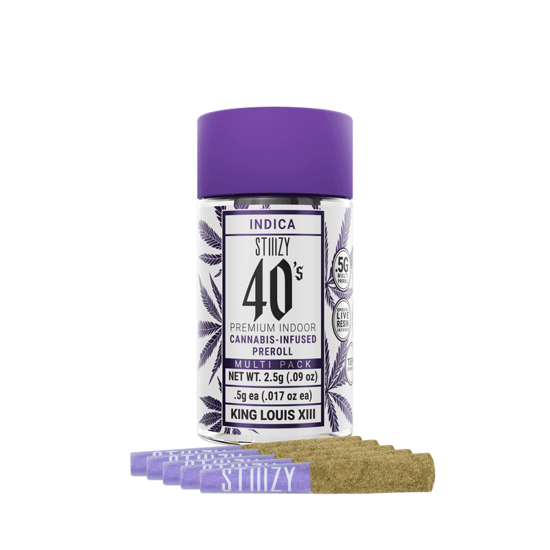 STIIIZY HHC Live Resin 1000mg Preroll Shorties 3.5g 5ct Jar - Premium  from H&S WHOLESALE - Just $9.50! Shop now at H&S WHOLESALE