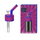 White Rhino - Pop Top Portable Silicone Water Pipe - Premium  from H&S WHOLESALE - Just $12.00! Shop now at H&S WHOLESALE