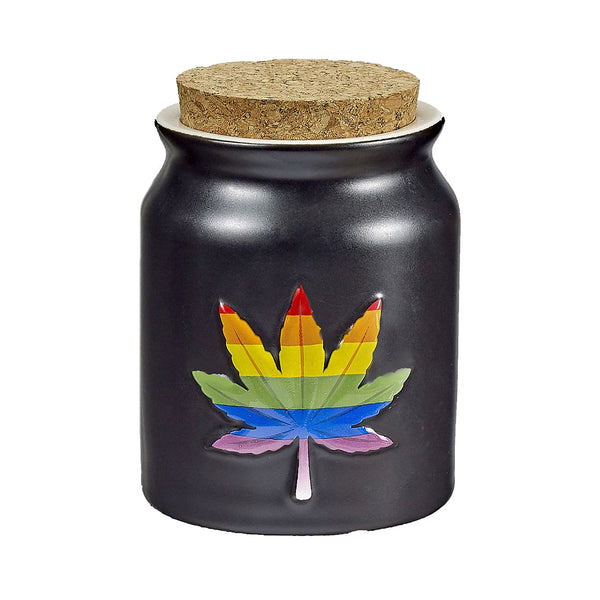 Roast & Toast Stash Jar - Leaf Design - Premium  from H&S WHOLESALE - Just $7.99! Shop now at H&S WHOLESALE