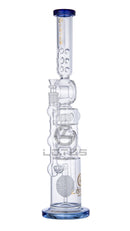 Lotus Glass 20 in. Glass Water Pipe - Premium  from H&S WHOLESALE - Just $85.00! Shop now at H&S WHOLESALE