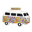 Roast & Toast Stash Jar - Vintage Bus Flower Burst Design - Premium  from H&S WHOLESALE - Just $7.99! Shop now at H&S WHOLESALE