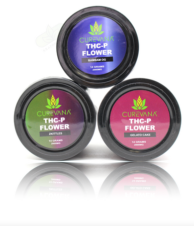 Curevana THC-P Flowers 14g 2000mg Jar 1ct - Premium  from H&S WHOLESALE - Just $18.00! Shop now at H&S WHOLESALE