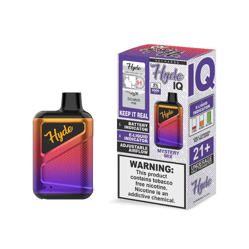 Hyde IQ 5000 puffs 5% 10ct disposable vape - Premium  from H&S WHOLESALE - Just $75! Shop now at H&S WHOLESALE