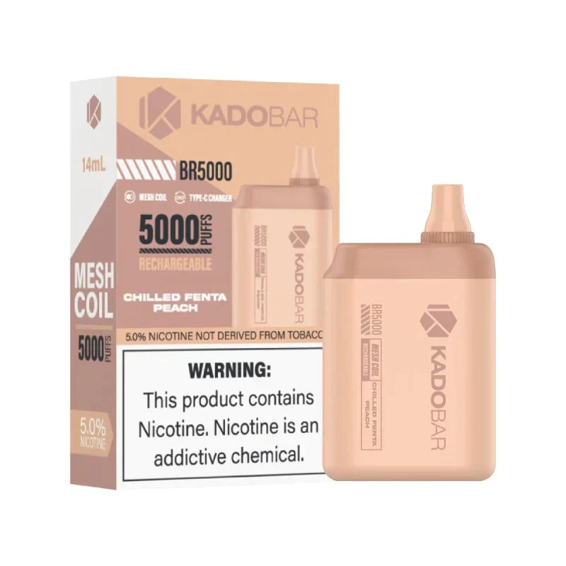 KADO Bar BR5000 puffs disposables vape 5ct box - Premium  from H&S WHOLESALE - Just $28.75! Shop now at Y&M WHOLESALE