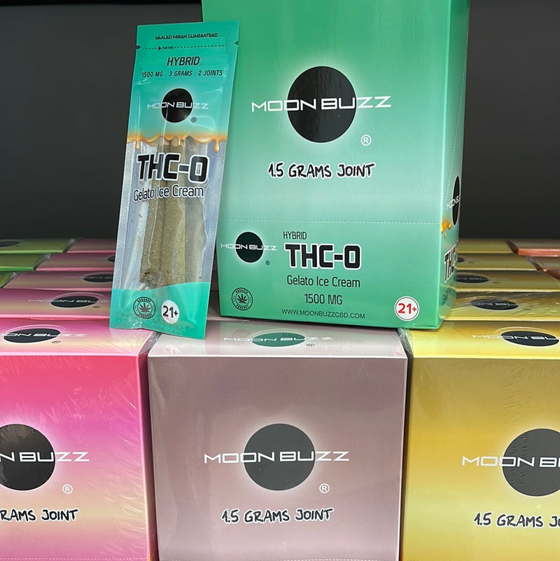 Curevana Moon Buzz Preroll THC-O 1.5g Joint 1500mg 12ct - Premium  from H&S WHOLESALE - Just $60.00! Shop now at H&S WHOLESALE
