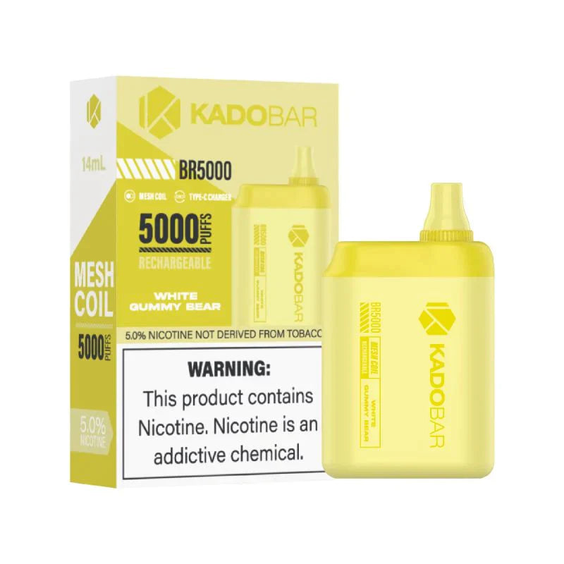 KADO Bar BR5000 puffs disposables vape 5ct box - Premium  from H&S WHOLESALE - Just $28.75! Shop now at Y&M WHOLESALE