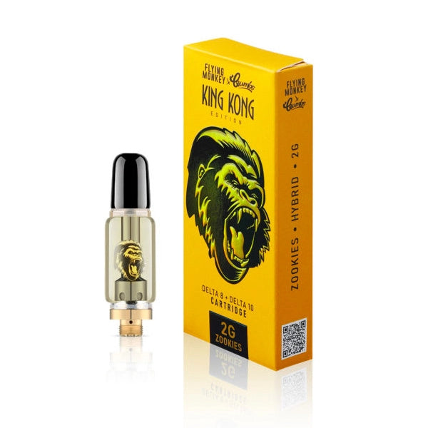 Flying Monkey + Crumbs King Kong 2g D8 & D10 cartridges - Premium  from H&S WHOLESALE - Just $11.00! Shop now at H&S WHOLESALE