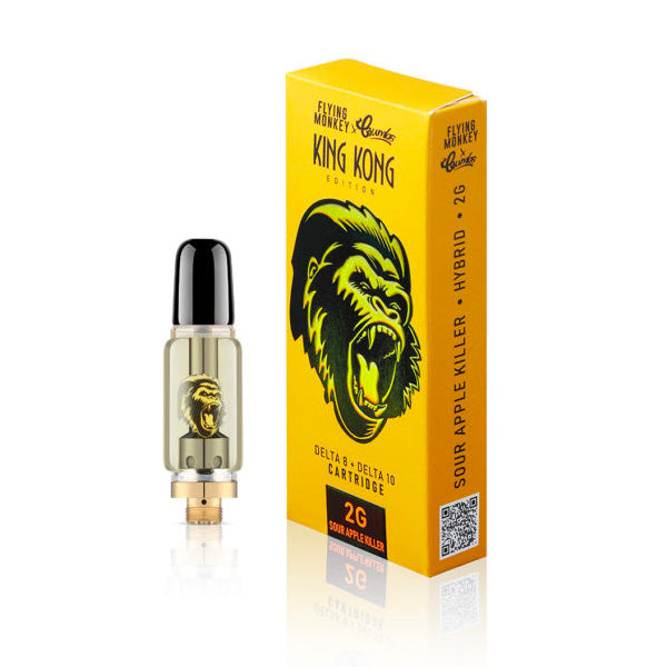 Flying Monkey + Crumbs King Kong 2g D8 & D10 cartridges - Premium  from H&S WHOLESALE - Just $11.00! Shop now at H&S WHOLESALE