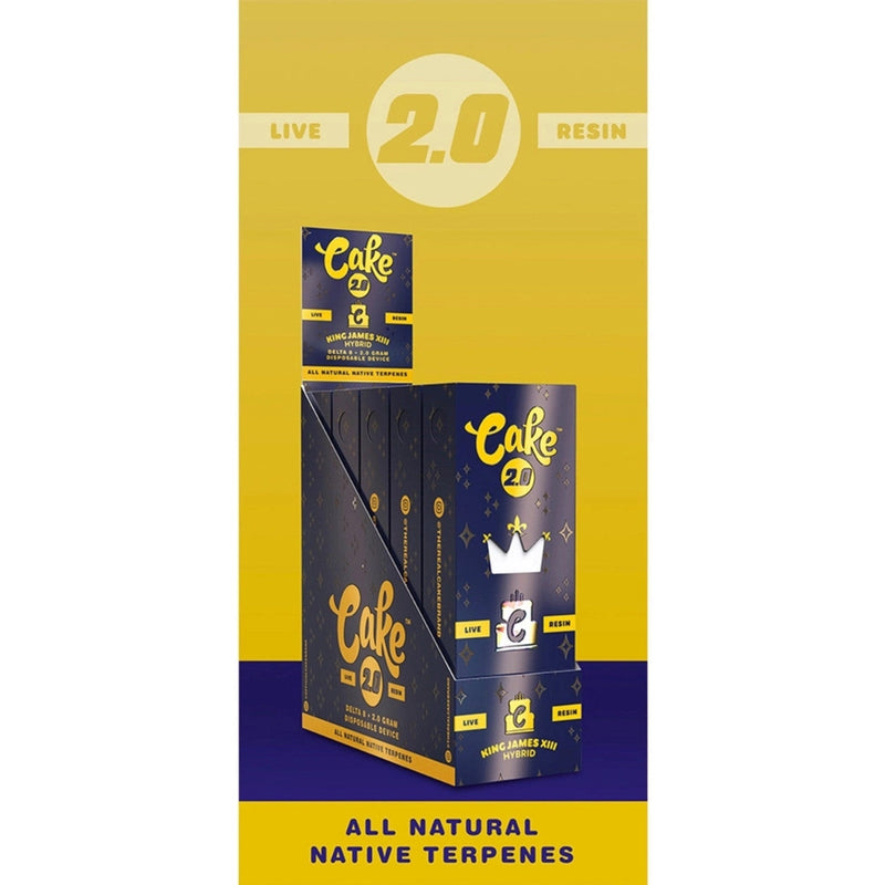 Cake 2g Delta 8 Live Resin Disposable Vape 1ct - Premium  from H&S WHOLESALE - Just $14! Shop now at H&S WHOLESALE