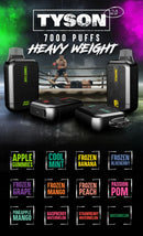 TYSON 2.0 Heavy Weight 5% Nic 7000 Puffs Disposable Vape 10ct box - Premium  from H&S WHOLESALE - Just $85! Shop now at H&S WHOLESALE