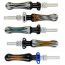 On point Glass 4’’ WigWag Nectar Pipe Dual Tip Set 10mm - Premium  from H&S WHOLESALE - Just $12.00! Shop now at H&S WHOLESALE