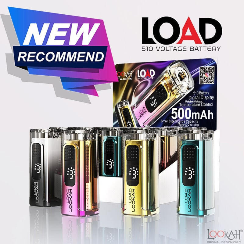 Lookah Load 510 Vape Pen Battery 16ct Display - Premium  from H&S WHOLESALE - Just $170! Shop now at O&Z WHOLESALE